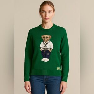 NWT Polo Ralph Lauren Bear Sweater Jumper XL
